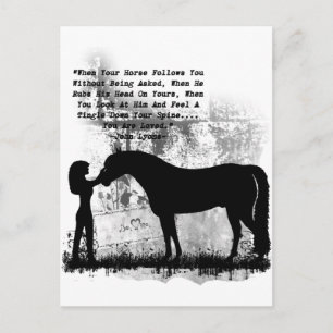 Horses- You Are Loved Postcard