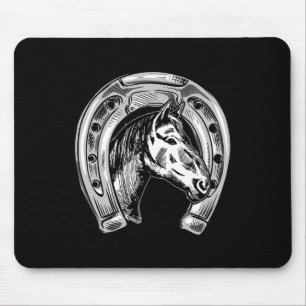 Horsescute Ss Cute Ss Horse Horseback Riding Lover Mouse Mat