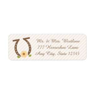 HORSESHOE AND SUNFLOWER RETURN ADDRESS