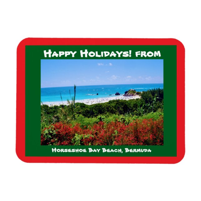 Horseshoe Bay Beach, Bermuda Magnet (Horizontal)