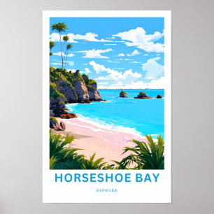 Horseshoe Bay Bermuda Travel Print
