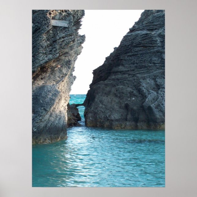 Horseshoe Beach Bermuda Poster (Front)
