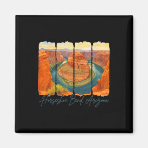 Horseshoe Bend Arizona Traveling Trip Brushstroke Magnet