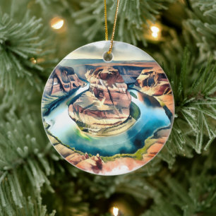 Horseshoe Bend National Military Park Ceramic Tree Decoration