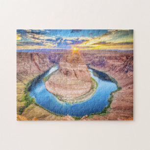Horseshoe Bend, Page, Arizona, United States Jigsaw Puzzle