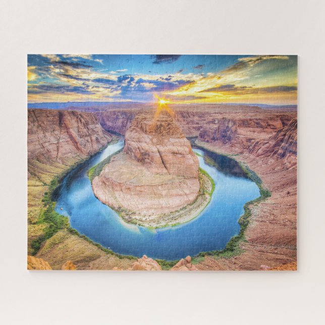 Horseshoe Bend, Page, Arizona, United States Jigsaw Puzzle (Horizontal)