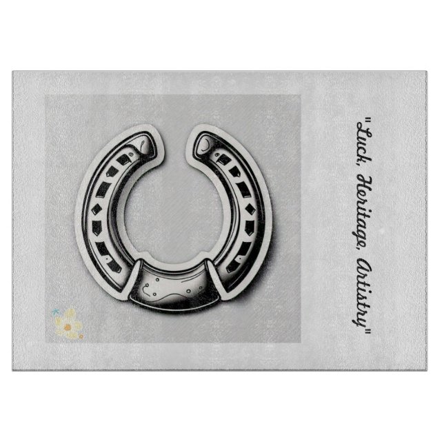 "Horseshoe Classic" Cutting Board (Front)