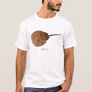 Horseshoe crab cartoon illustration T-Shirt