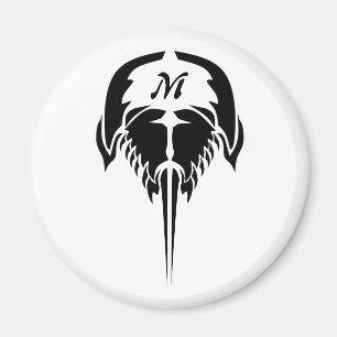 Horseshoe Crab in Tribal Tattoo Style Magnet