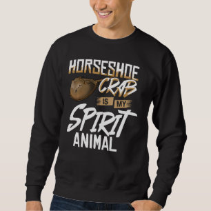 Horseshoe Crab Xiphosura Blood Eggs Fossil Sweatshirt
