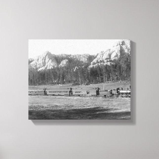 Horseshoe Curve on Burlington and Missouri Canvas Print (Front)