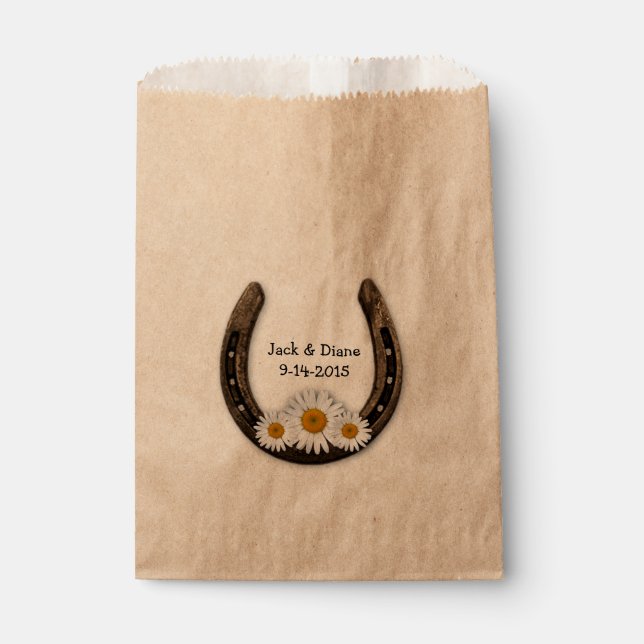 Horseshoe Custom Favour Bag (Front)
