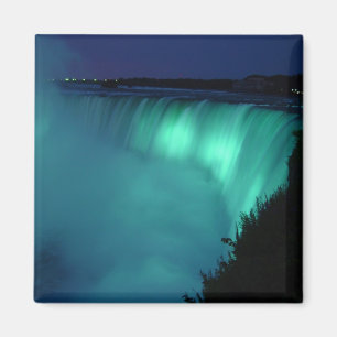 Horseshoe Falls at Niagara Falls Aqua Glow Magnet