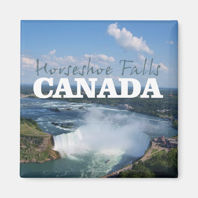 Horseshoe Falls Canada Travel Souvenir Magnet (Front)
