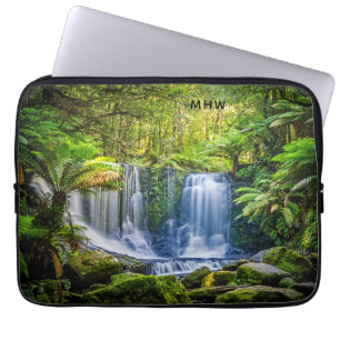 Horseshoe Falls custom monogram laptop sleeves