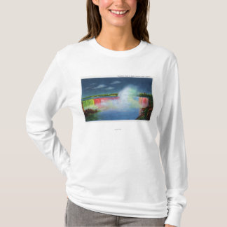 Horseshoe Falls Illuminated at Night # 2 T-Shirt