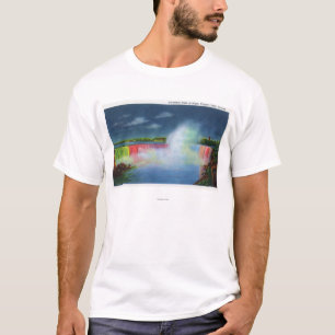 Horseshoe Falls Illuminated at Night # 2 T-Shirt