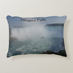 Horseshoe Falls in Niagara Falls Decorative Cushion