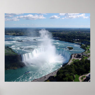 Horseshoe Falls, Maid of The Mist "Niagra Falls", Poster