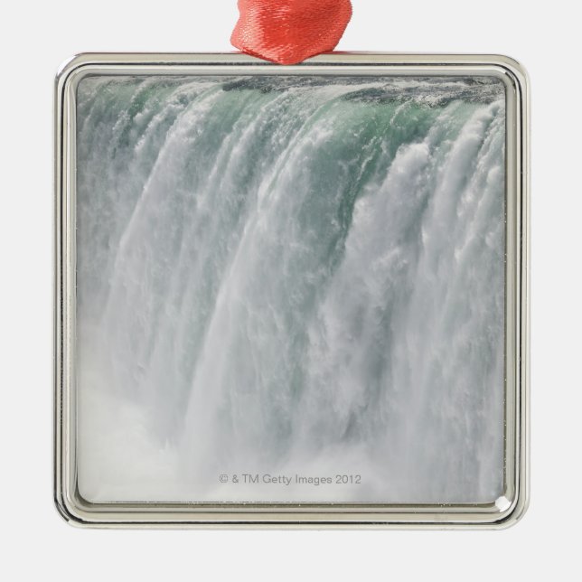 Horseshoe Falls, Niagara Falls, Ontario, Canada Metal Tree Decoration (Front)
