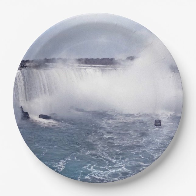 Horseshoe Falls Paper Plate (Front)