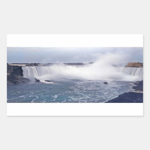Horseshoe Falls Rectangular Sticker