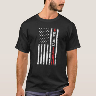 Horseshoe Hoof Trimming Shoeing Horse Farrier T-Shirt
