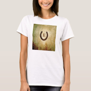 Horseshoe Monogrammed Personalised T-Shirt