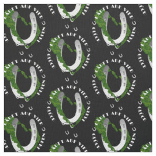 Horseshoe of happiness — happiness runs on four fabric