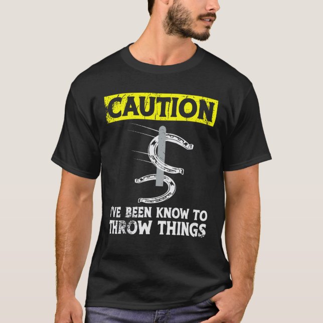 Horseshoe Pitching T-Shirt (Front)