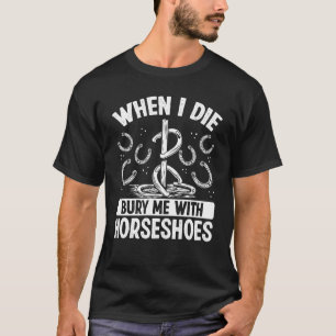 Horseshoe Pitching Tournament Horseshoes Thrower T T-Shirt