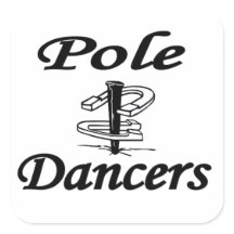 HorseShoe Pole Dancers Stickers