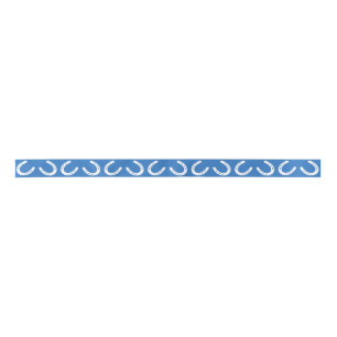 Horseshoe Ribbon Large Pattern Satin Ribbon