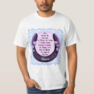 Horseshoe Serenity prayer t-shirt
