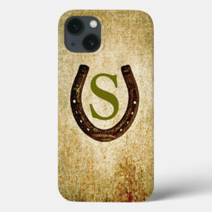 Horseshoe with Monogram to Personalise iPhone 13 Case