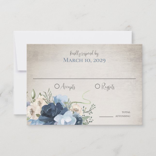 Horseshoes and Lights Floral Barn Wood Invitation (Front)