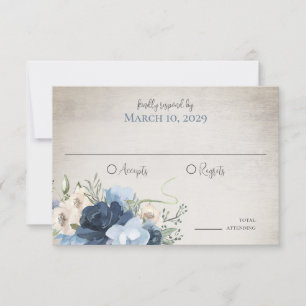Horseshoes and Lights Floral Barn Wood Invitation