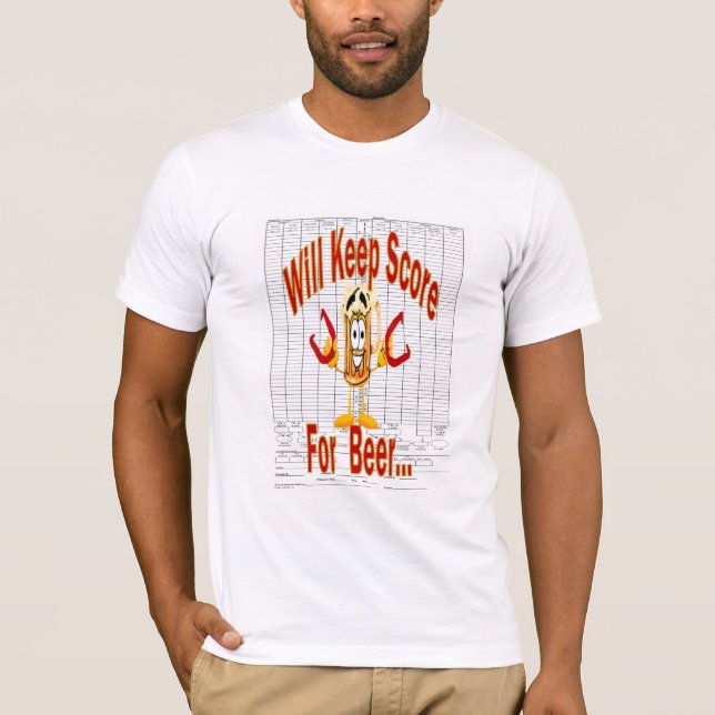 HorseShoes Basic Bella Canvas ScoreKeeper Tee (Front)