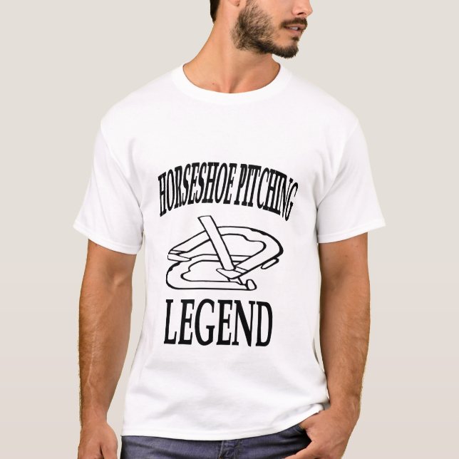 Horseshoes Legend Basic T-Shirt (Front)
