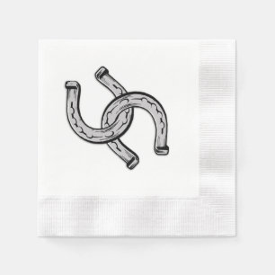 Horseshoes Napkin