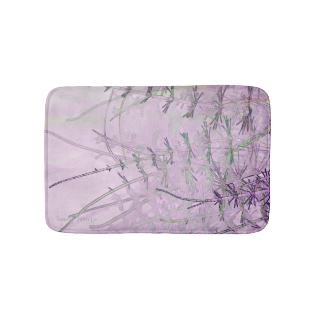 Horsetail Grass/Stems Bath Mat (Front)