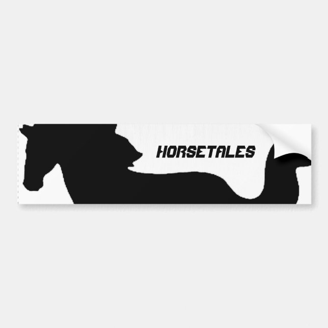 HorseTales Bumper Sticker (Front)
