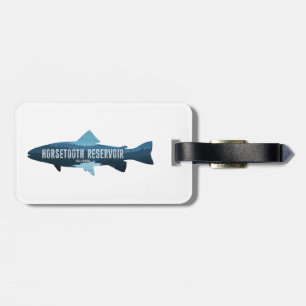 Horsetooth Reservoir Colorado Fish Luggage Tag
