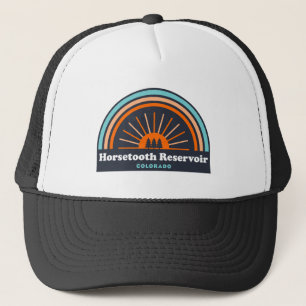 Horsetooth Reservoir Colorado Rainbow Trucker Hat