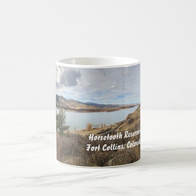Horsetooth Reservoir, Fort Collins, Colorado Coffee Mug (Center)
