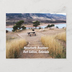 Horsetooth Reservoir, Fort Collins, Colorado Postcard