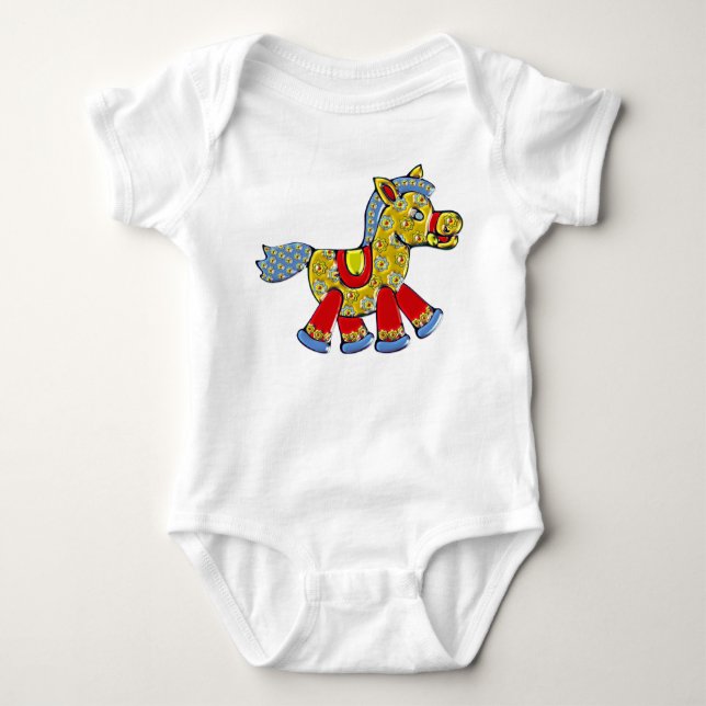 Horsey Baby Bodysuit (Front)