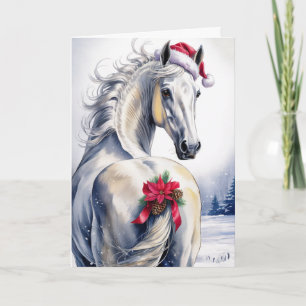 Horsey Christmas Greeting Card