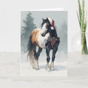 Horsey Christmas Greeting Card