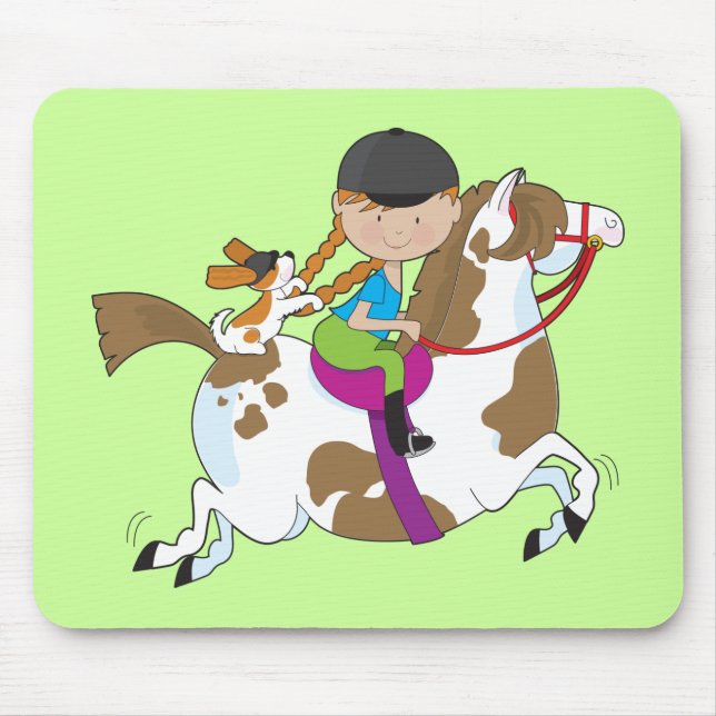 Horsey Holly Mouse Mat (Front)